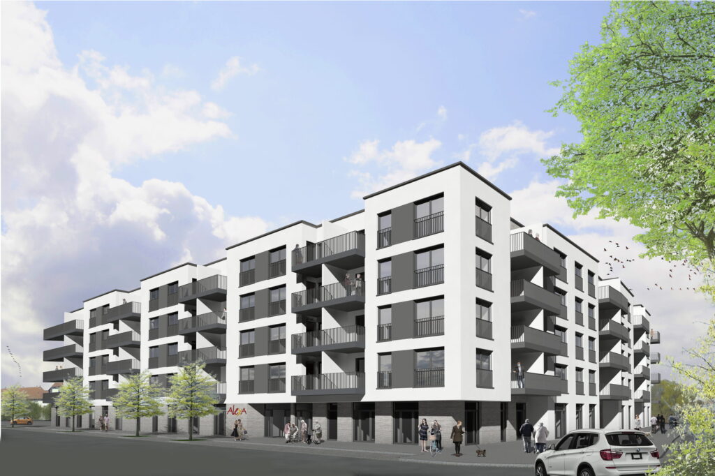 modernes Wohn- und Pflege-Quartier der Alexa Gruppe in Brandenburg