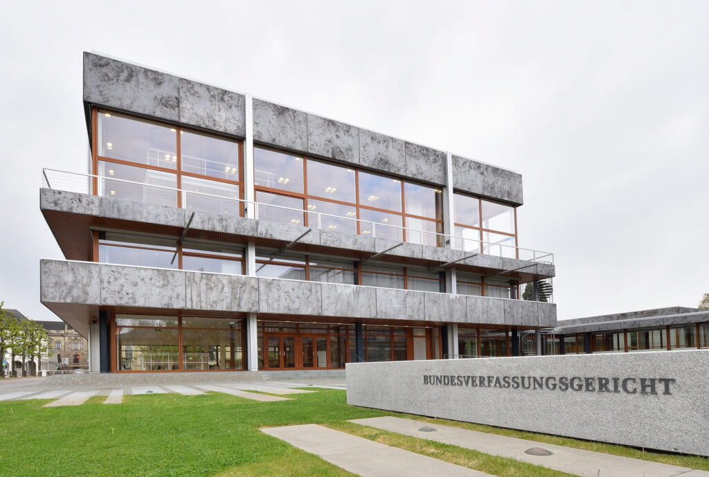 Das Bundesverfassungsgericht in Karlsruhe