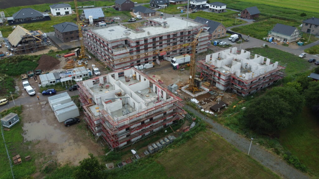 Der Bau des neuen Lebens- und Gesundheitszentrums Mea Fortuna im niedersächsischen Drochtersen