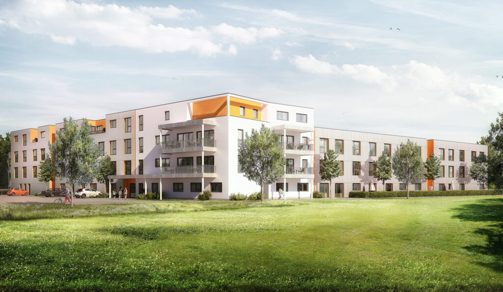 Im hessischen Kalbach bei Fulda errichtet die Carestone Gruppe ihre erste Senioreneinrichtung in Holz-Modulbauweise