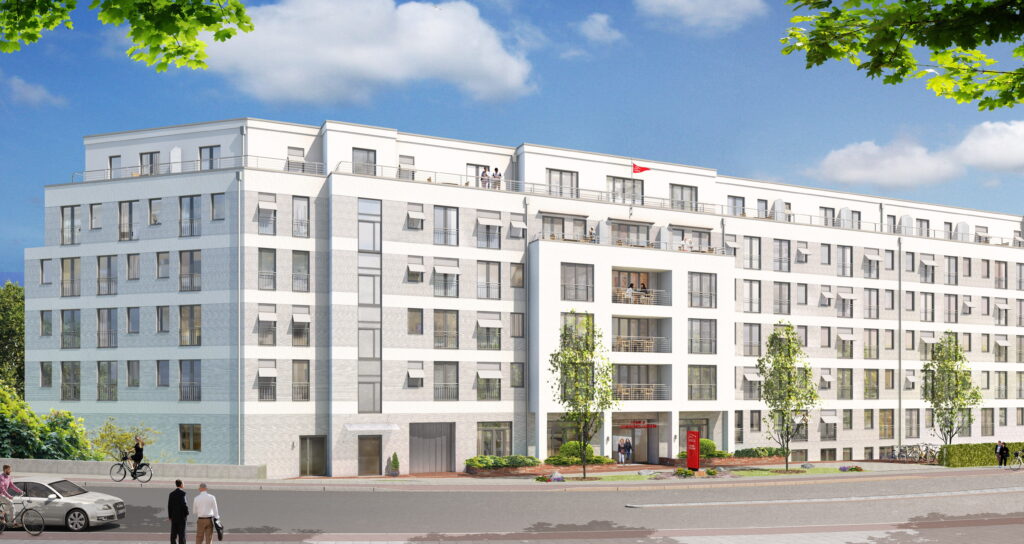 In Kempten lässt der Entwickler und Investor HBB ein neues Seniorenheim bauen.