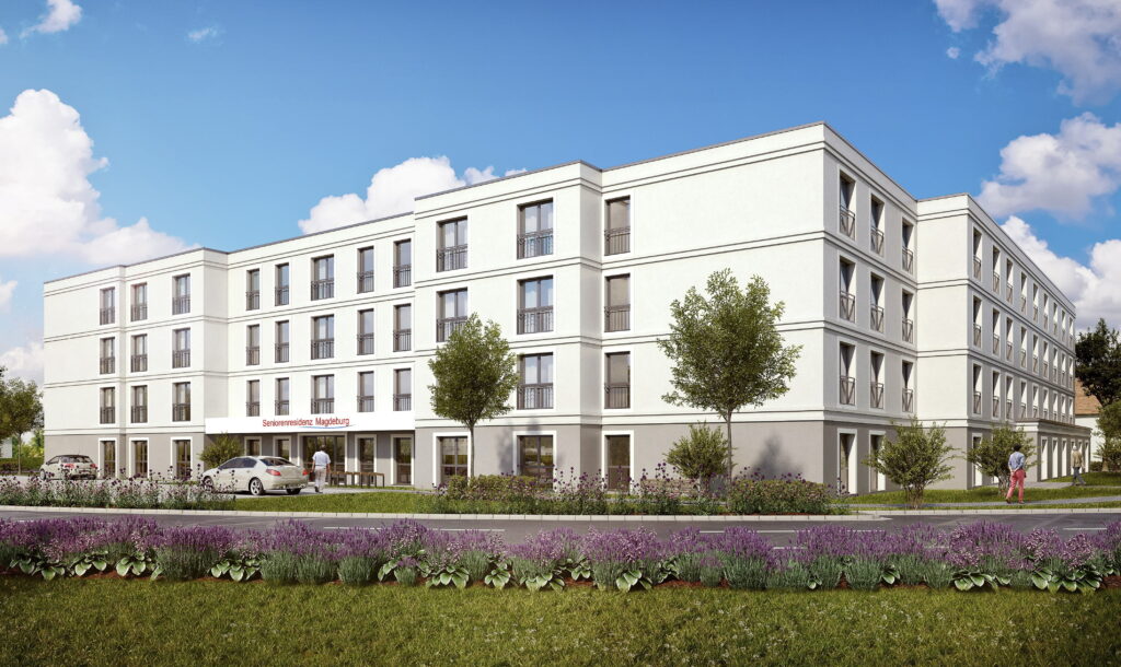 Pflegeheim in Magdeburg von Cureus, Betreiber ist Mediko aus der Schönes Leben Gruppe