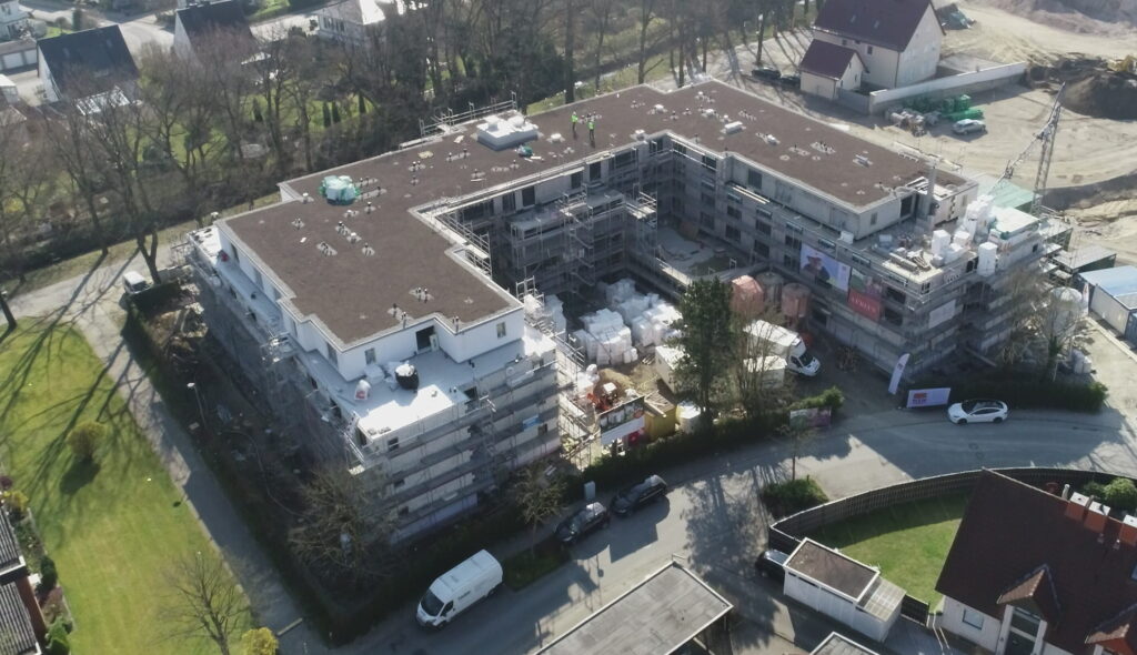 der Investor Cureus feiert Richtfest in der neuen Seniorenresidenz Melle,