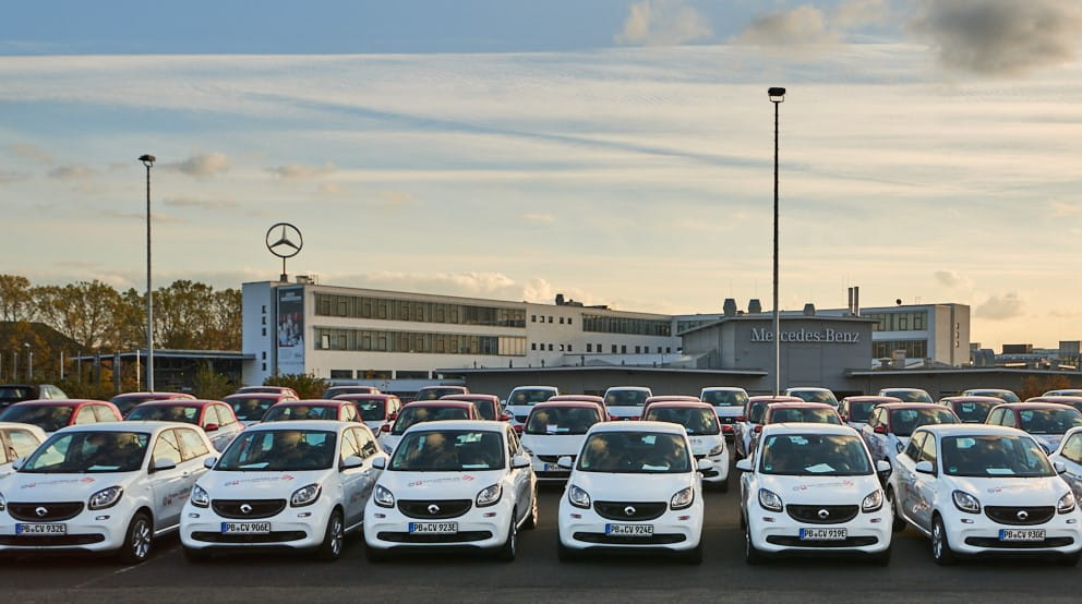 Caritas, Flotte der Elektrofahrzeuge