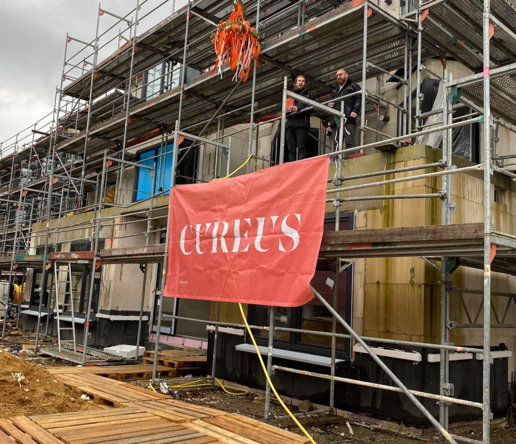 Cureus und Libento feiern Richtfest  für Seniorenresidenz Solingen