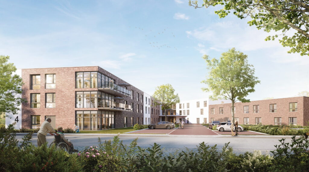 Der Hamburger Immobilieninvestor Senectus hat jetzt mit dem Bau einer stationären Pflegeeinrichtung  in Stade begonnen