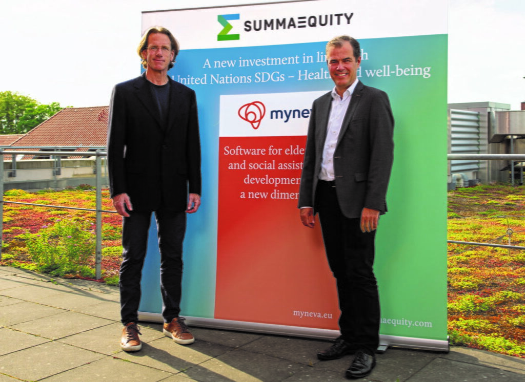 Birger Steen, Vorsitzender des myneva Beirates; Dr. Hartmut Clausen, CEO Myneva Group