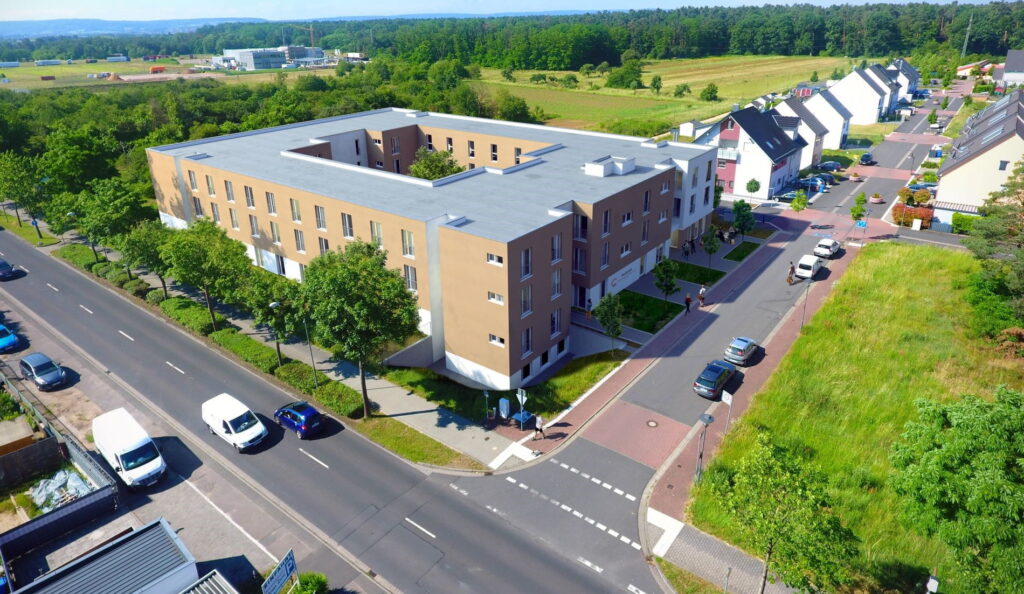 Das neue Pflegeheim „Am Hübnerwald“ in Stockstadt bei Aschaffenburg