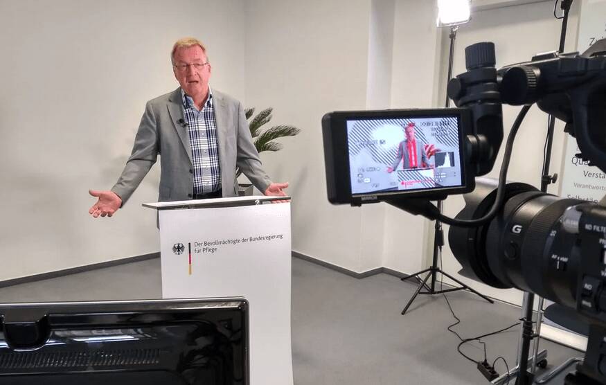 Andreas Westerfellhaus auf der digitalen Leitmesse ALTENPFLGE 2021